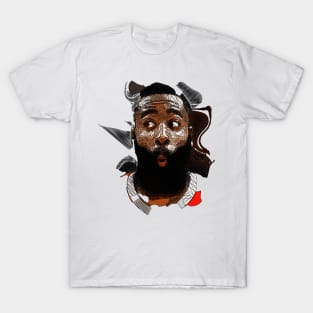 James Harden Funny Face T-Shirt